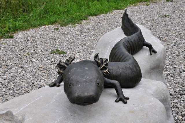 Skulptura+%C4%8Drne+%C4%8Dlove%C5%A1ke+ribice%2C+delo+akademskega+kiparja+Bo%C5%A1tjana+Kav%C4%8Di%C4%8Da.